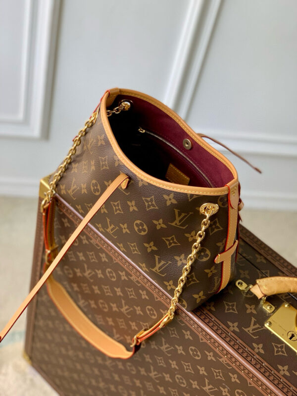 img_508bc504_20250113_i1736778807289_8439_0_7_jpg CARRYALL BB BAG 26 IN BROWN MONOGRAM COATED CANVAS AND CALFSKIN GOLD HARDWARE