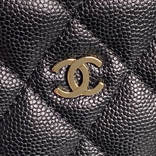 HOBO BAG 21 IN BLACK GRAINED CALFSKIN GOLD HARDWARE