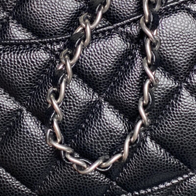 img_70762a6f_20250823_i1755888739283_9945_0_3_jpg CHANEL 25S FLAP BAG 19 IN BLACK CALFSKIN SILVER HARDWARE