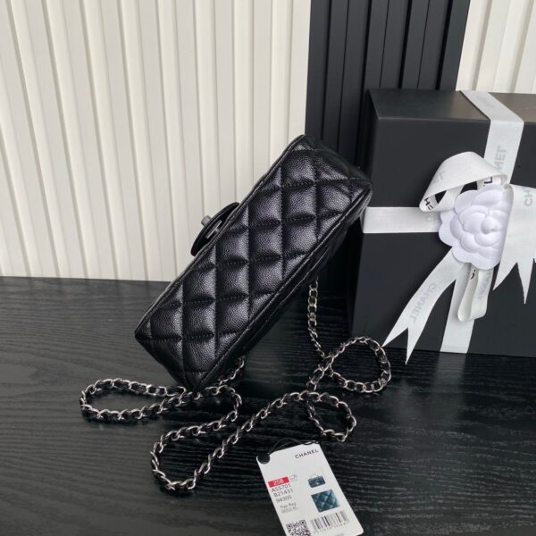 img_70762a6f_20250823_i1755888739830_1620_0_4_jpg CHANEL 25S FLAP BAG 19 IN BLACK CALFSKIN SILVER HARDWARE