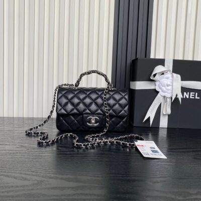 img_70762a6f_20250823_i1755888739845_2411_0_0_jpg CHANEL 25S FLAP BAG 19 IN BLACK CALFSKIN SILVER HARDWARE