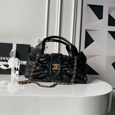 img_70762a6f_20250929_i1759086677318_2471_0_0_jpg CHANEL 25S BOW BAG 38 IN BLACK LAMBSKIN WITH GOLD HARDWARE