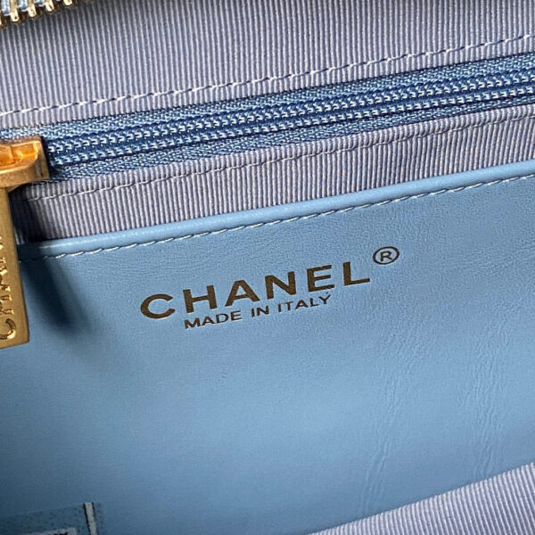 CHANEL 25S BOW BAG 38 IN DARK BLUE DENIM WITH GOLD HARDWARE
