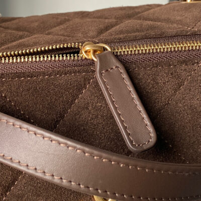 img_70762a6f_20251112_i1762886514216_924_0_4_jpg CHANEL 25S BOWLING BAG 24 IN DARK BROWN SUEDE GOLD HARDWARE