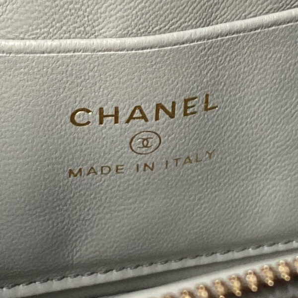 CHANEL 25S VANITY BAG 20 IN GREY CAVIAR LEATHER
