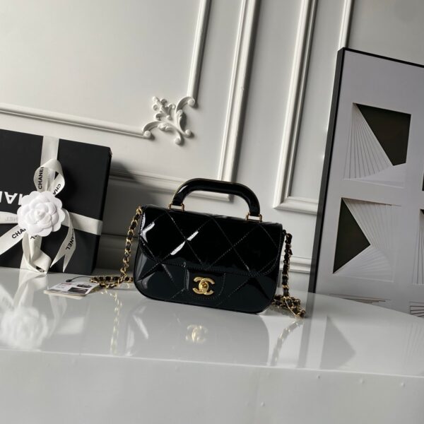 img_70762a6f_20251210_i1765383158915_798_0_0_jpg CHANEL 25S FLAP BAG 18 IN BLACK GLOSSY CALFSKIN