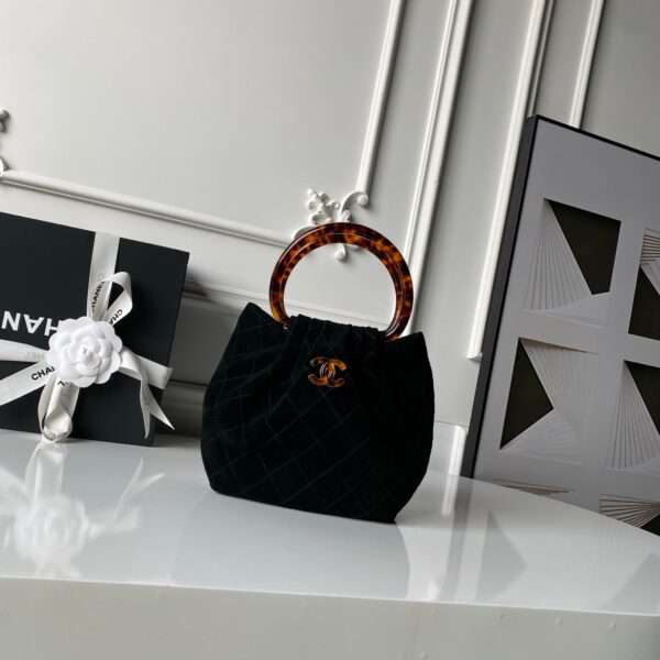 img_70762a6f_20260107_i1767765125741_8471_0_0_jpg CHANEL 26S HAND BAG 24 IN BLACK SUEDE