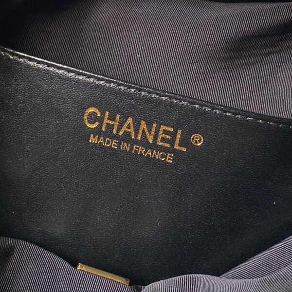 CHANEL 26S HAND BAG 32 IN BLACK LAMBSKIN