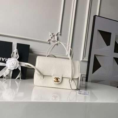 img_70762a6f_20260426_i1777195555021_8713_0_2_jpg CHANEL 26S SMALL PREPPY COCO FLAP BAG 22 IN IVORY WHITE GRAINED CALFSKIN GOLD HARDWARE