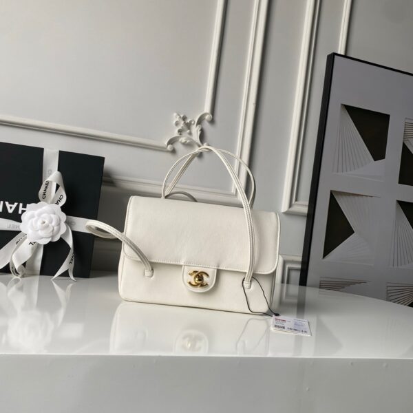img_70762a6f_20260426_i1777195555021_8713_0_2_jpg CHANEL 26S SMALL PREPPY COCO FLAP BAG 22 IN IVORY WHITE GRAINED CALFSKIN GOLD HARDWARE