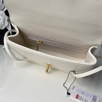 img_70762a6f_20260426_i1777195860828_9764_0_5_jpg CHANEL 26S SMALL PREPPY COCO FLAP BAG 22 IN IVORY WHITE GRAINED CALFSKIN GOLD HARDWARE
