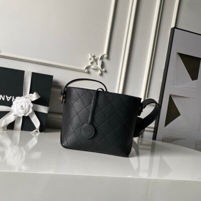 img_70762a6f_20260627_i1782507798569_7043_0_5_jpg CHANEL 26S BUCKET SHOULDER BAG 27 IN BLACK LAMBSKIN GOLD HARDWARE