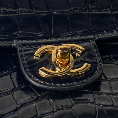 img_70762a6f_20260714_i1783961708657_8976_0_6_jpg CHANEL 26S CC LOGO SHOULDER BAG 32 IN BLACK CROCODILE-EMBOSSED CALFSKIN GOLD HARDWARE
