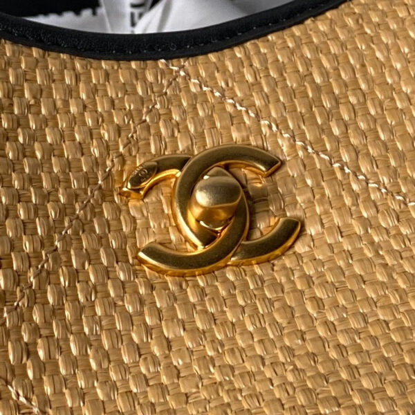 img_70762a6f_20260723_i1784744907947_4753_0_2_jpg CHANEL 26S SMALL FLAP BAG 21 IN BLACK MESH-WOVEN RAFFIA AND CALFSKIN GOLD HARDWARE