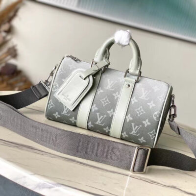 img_70ecf7c2_20241006_i1728205279_5981_0_jpg KEEPALL BANDOULIÈRE 25 IN GRAY MONOGRAM GRADIENT CANVAS