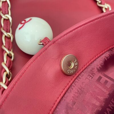 img_834e1079_20240630_a1719719432841_2543_jpg CHANEL 26S SHOULDER BAG 23 IN RED LAMBSKIN GOLD HARDWARE WITH PEARL