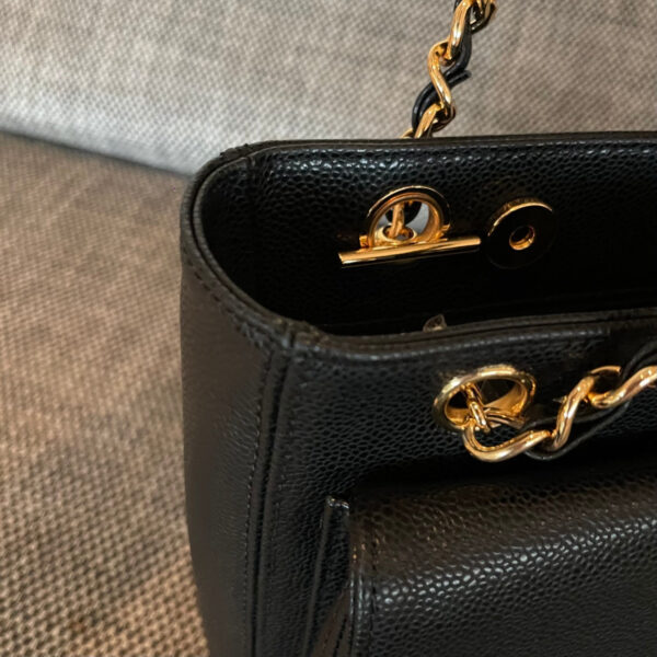 img_834e1079_20240901_a1725172988666_3117_jpg CHANEL 26S FLAP SHOULDER BAG 26 IN BLACK CAVIAR CALFSKIN GOLD HARDWARE