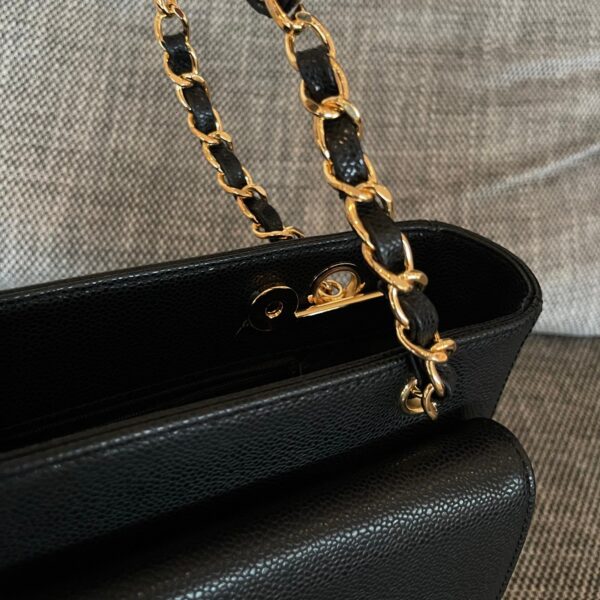 img_834e1079_20240901_a1725172988679_0251_jpg CHANEL 26S FLAP SHOULDER BAG 26 IN BLACK CAVIAR CALFSKIN GOLD HARDWARE