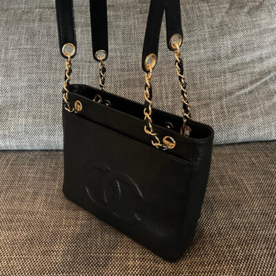 img_834e1079_20240901_a1725173002515_5082_jpg CHANEL 26S FLAP SHOULDER BAG 26 IN BLACK CAVIAR CALFSKIN GOLD HARDWARE