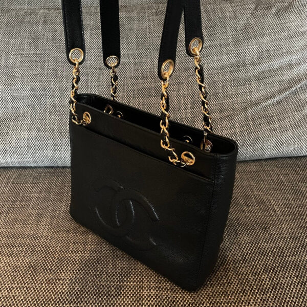 img_834e1079_20240901_a1725173002515_5082_jpg CHANEL 26S FLAP SHOULDER BAG 26 IN BLACK CAVIAR CALFSKIN GOLD HARDWARE