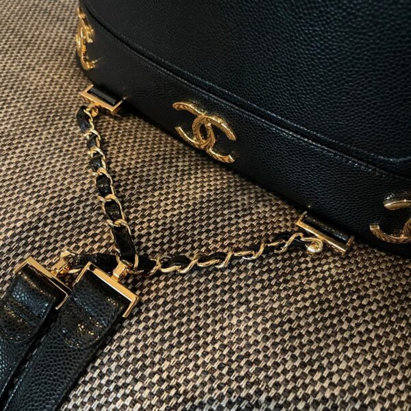img_834e1079_20240901_a1725173060140_7105_jpg CHANEL 26S BACKPACK 34 IN BLACK GRAINED CALFSKIN GOLD HARDWARE