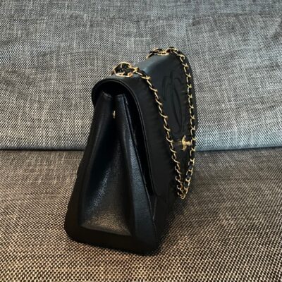 img_834e1079_20240901_a1725173517354_1322_jpg CHANEL 26S LARGE CC LOGO FLAP SHOULDER BAG 33 IN BLACK CAVIAR CALFSKIN GOLD HARDWARE