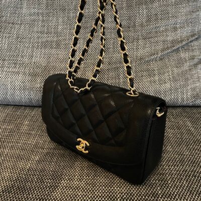 img_834e1079_20240901_a1725173614673_4060_jpg CHANEL 26S FLAP SHOULDER BAG 22 IN BLACK CAVIAR CALFSKIN GOLD HARDWARE