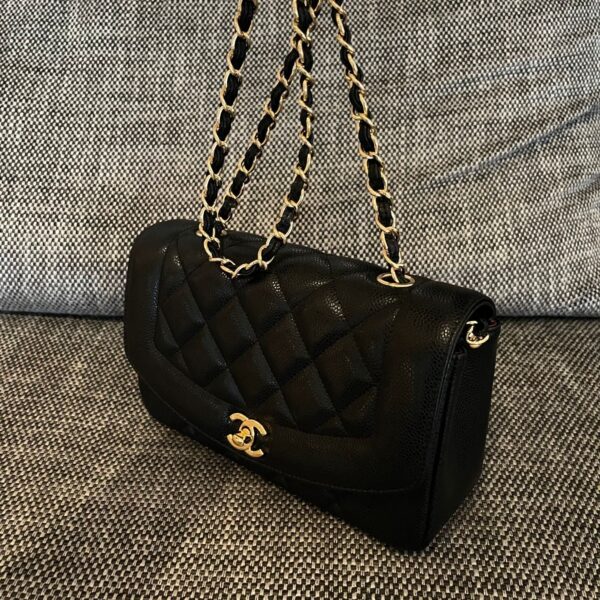 img_834e1079_20240901_a1725173614673_4060_jpg CHANEL 26S FLAP SHOULDER BAG 22 IN BLACK CAVIAR CALFSKIN GOLD HARDWARE