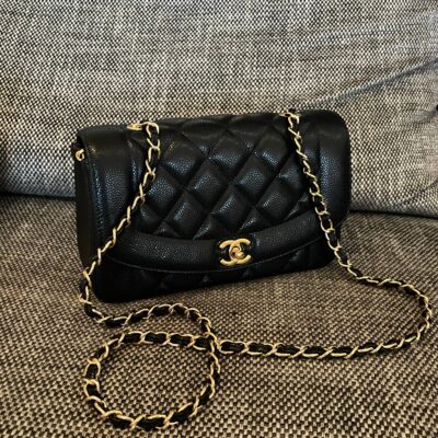 img_834e1079_20240901_a1725173614866_4200_jpg CHANEL 26S FLAP SHOULDER BAG 22 IN BLACK CAVIAR CALFSKIN GOLD HARDWARE