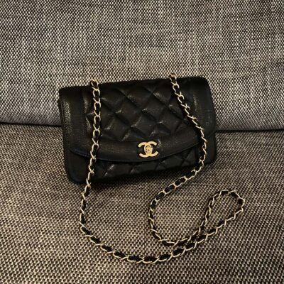 img_834e1079_20240901_a1725173614868_0608_jpg CHANEL 26S FLAP SHOULDER BAG 22 IN BLACK CAVIAR CALFSKIN GOLD HARDWARE