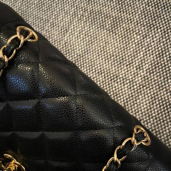 img_834e1079_20240901_a1725173623452_5008_jpg CHANEL 26S FLAP SHOULDER BAG 22 IN BLACK CAVIAR CALFSKIN GOLD HARDWARE