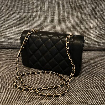 img_834e1079_20240901_a1725173623616_8472_jpg CHANEL 26S FLAP SHOULDER BAG 22 IN BLACK CAVIAR CALFSKIN GOLD HARDWARE