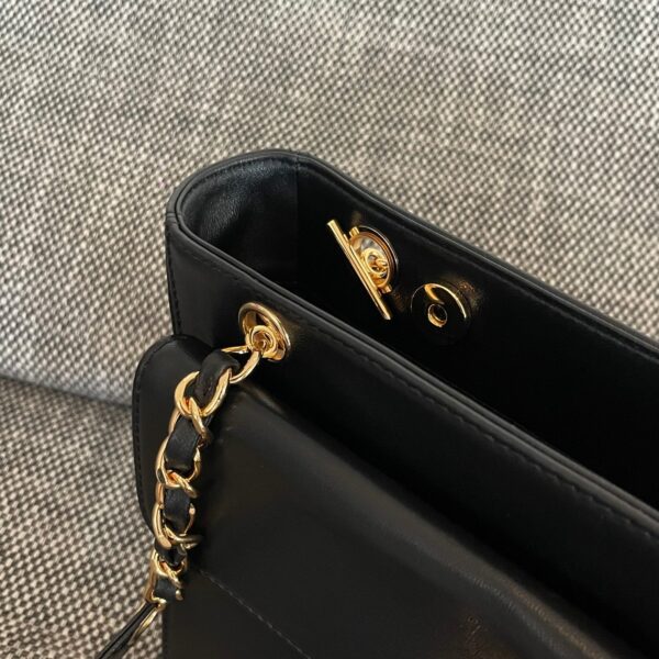 img_834e1079_20241003_a1727938694732_6342_jpg CHANEL 26S FLAP SHOULDER BAG 26 IN BLACK LAMBSKIN GOLD HARDWARE