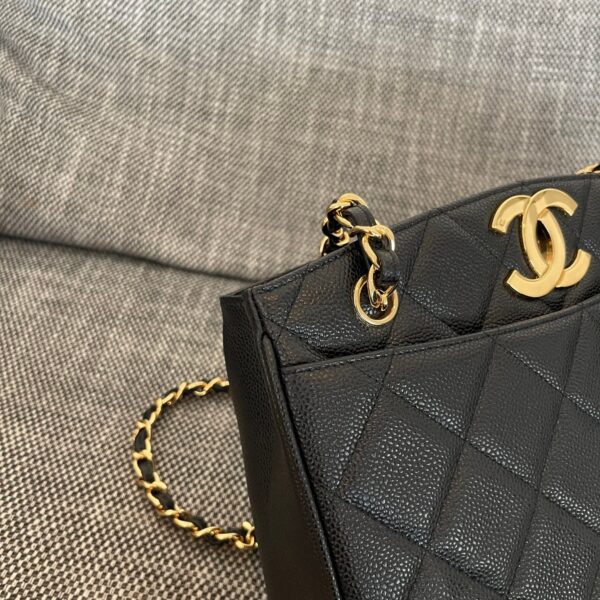 img_834e1079_20241230_a1735543357724_8380_jpg CHANEL 26S QUILTED SHOPPING TOTE BAG 28 IN BLACK CAVIAR CALFSKIN GOLD HARDWARE