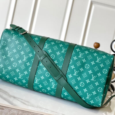 img_8629616d_20241002_i1727863083_161_1_jpg KEEPALL BANDOULIÈRE 50 IN GREEN MONOGRAM HERITAGE CANVAS