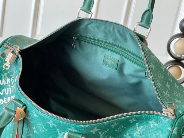 img_8629616d_20241002_i1727863083_3654_6_jpg KEEPALL BANDOULIÈRE 50 IN GREEN MONOGRAM HERITAGE CANVAS