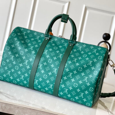 img_8629616d_20241002_i1727863083_4495_3_jpg KEEPALL BANDOULIÈRE 50 IN GREEN MONOGRAM HERITAGE CANVAS
