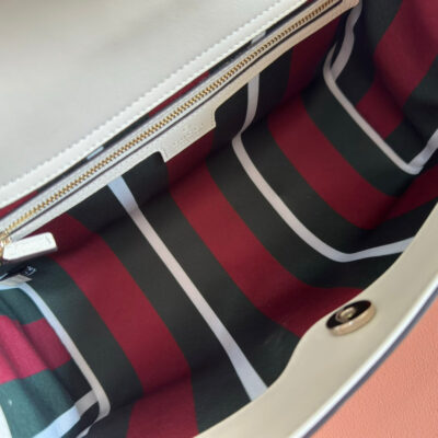 img_89648692_20250602_i1748855482_2241_8_jpg GUCCI 26S PADLOCK TOP HANDLE BAG 31 IN DARK BEIGE AND WHITE CALFSKIN