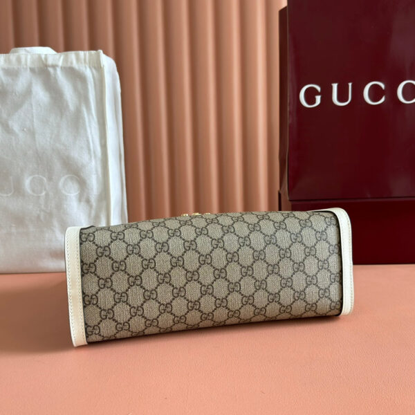 img_89648692_20250602_i1748855482_7494_6_jpg_2d2c525b-798a-4553-8bcc-10098bb59cd0 GUCCI 26S PADLOCK SHOULDER BAG 29 IN DARK BEIGE AND WHITE CALFSKIN