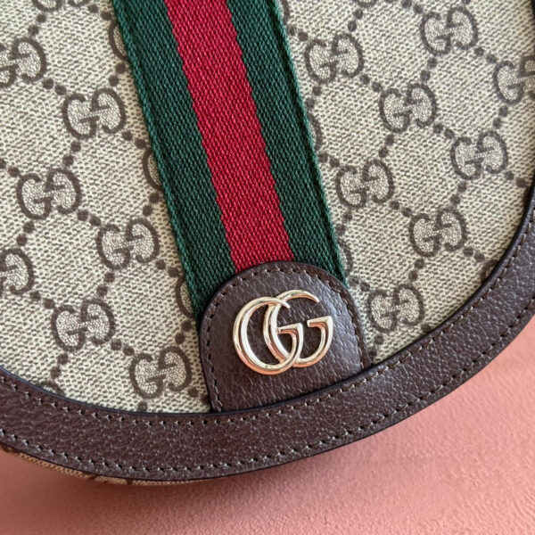 img_89648692_20250707_i1751884233_2168_8_jpg_c31d3353-78ea-4191-be7f-137f64426aa0 GUCCI 25S OPHIDIA MINI BAG 20 IN BEIGE CANVAS AND BROWN CALFSKIN