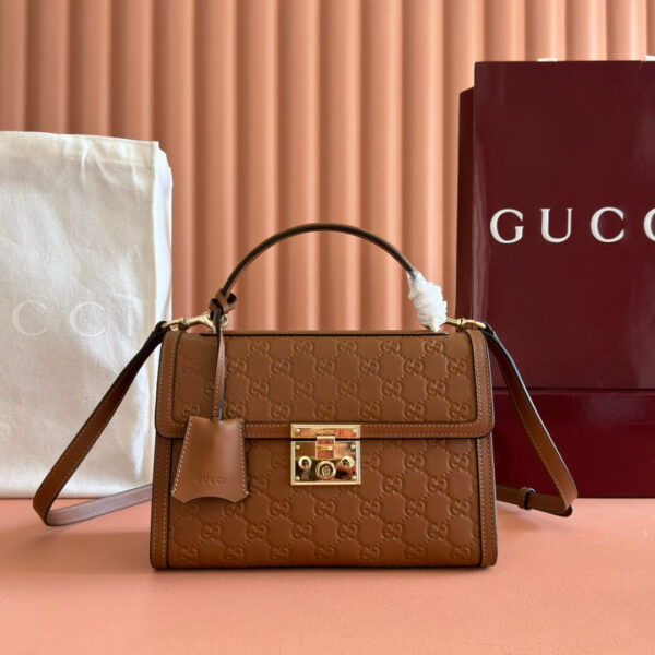 img_89648692_20250830_i1756544617_6918_7_jpg GUCCI 26S PADLOCK BAG 26 IN BROWN EMBOSSED CALFSKIN
