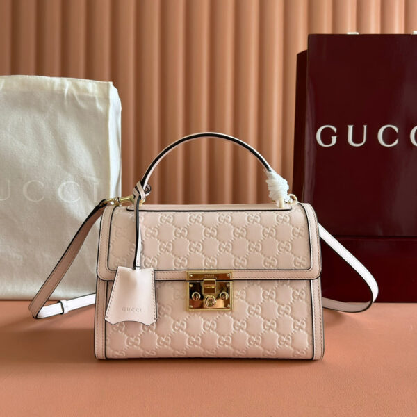 img_89648692_20250830_i1756544653_2986_4_jpg GUCCI 26S PADLOCK BAG 26 IN LIGHT PINK EMBOSSED CALFSKIN