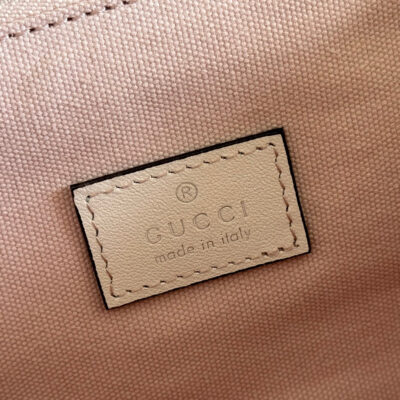 GUCCI 26S PADLOCK BAG 26 IN LIGHT PINK EMBOSSED CALFSKIN