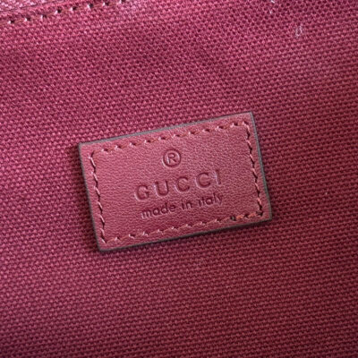 GUCCI 26S PADLOCK BAG 26 IN DARK RED EMBOSSED CALFSKIN