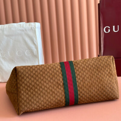 img_89648692_20251105_i1762338324_3309_8_jpg GUCCI 25S GIGLIO LARGE TOTE BAG 60 CM IN BROWN CANVAS