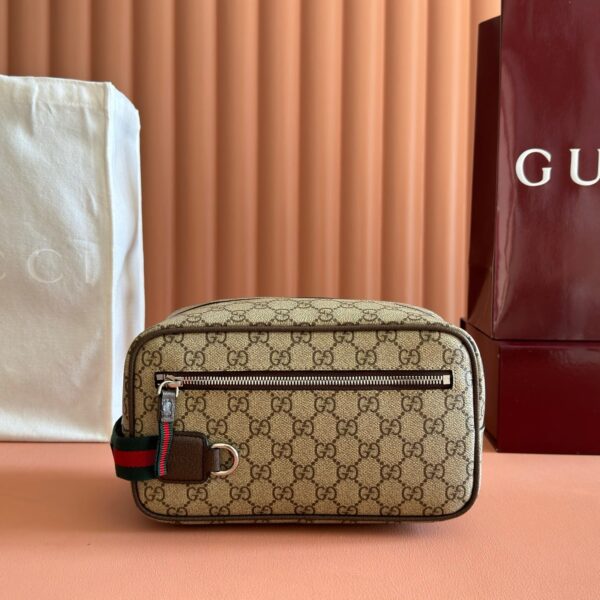 img_89648692_20251208_i1765184882399_4364_0_0_jpg GUCCI 26S GG TOILETRY CASE 28 IN DARK BEIGE AND BROWN CANVAS