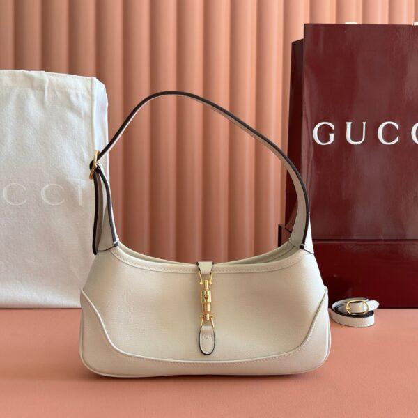 img_89648692_20251215_i1765792147864_7386_0_0_jpg GUCCI 26S JACKIE SLIM SHOULDER BAG 27 IN CREAM WHITE CALFSKIN