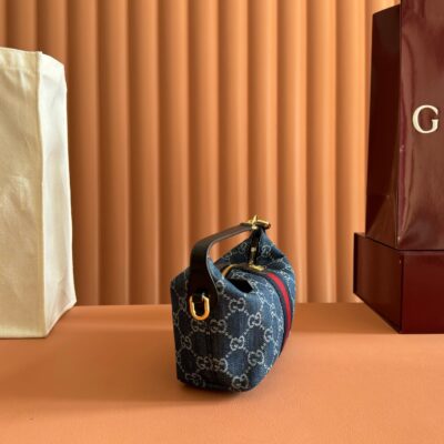 img_89648692_20251223_i1766486953782_6255_0_2_jpg GUCCI 26S GIGLIO TOP HANDLE BAG 19 IN BLUE AND WHITE DENIM