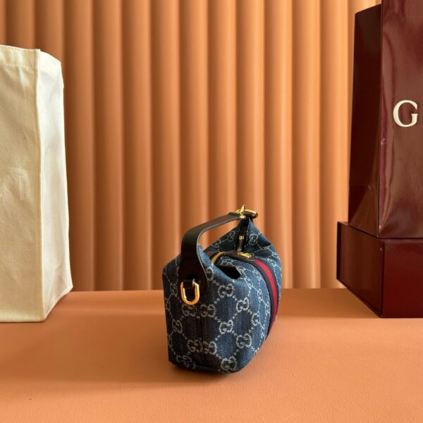 img_89648692_20251223_i1766486953782_6255_0_2_jpg GUCCI 26S GIGLIO TOP HANDLE BAG 19 IN BLUE AND WHITE DENIM