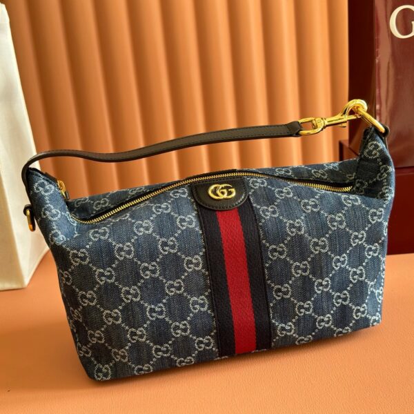 img_89648692_20251223_i1766486987046_8768_0_5_jpg GUCCI 26S GIGLIO TOP HANDLE BAG 27 IN BLUE AND WHITE DENIM